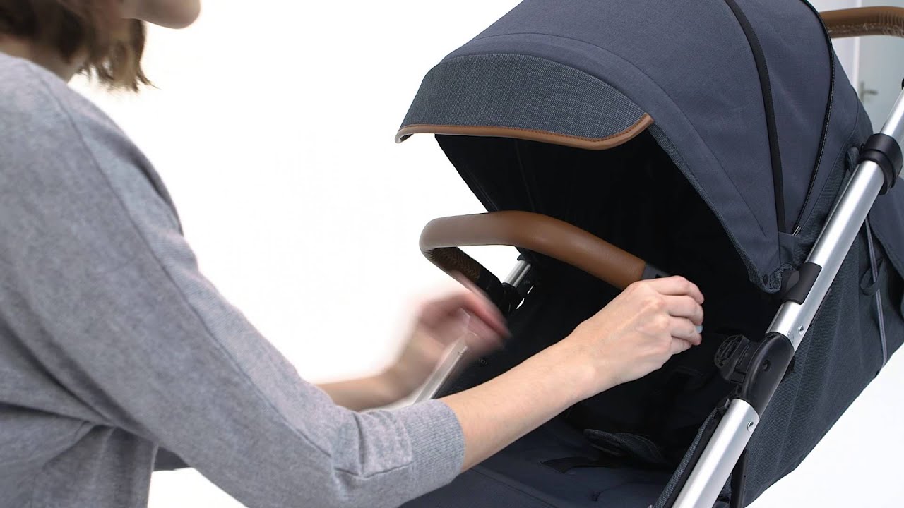 Mutsy NEXO: adjusting the seat position (US)