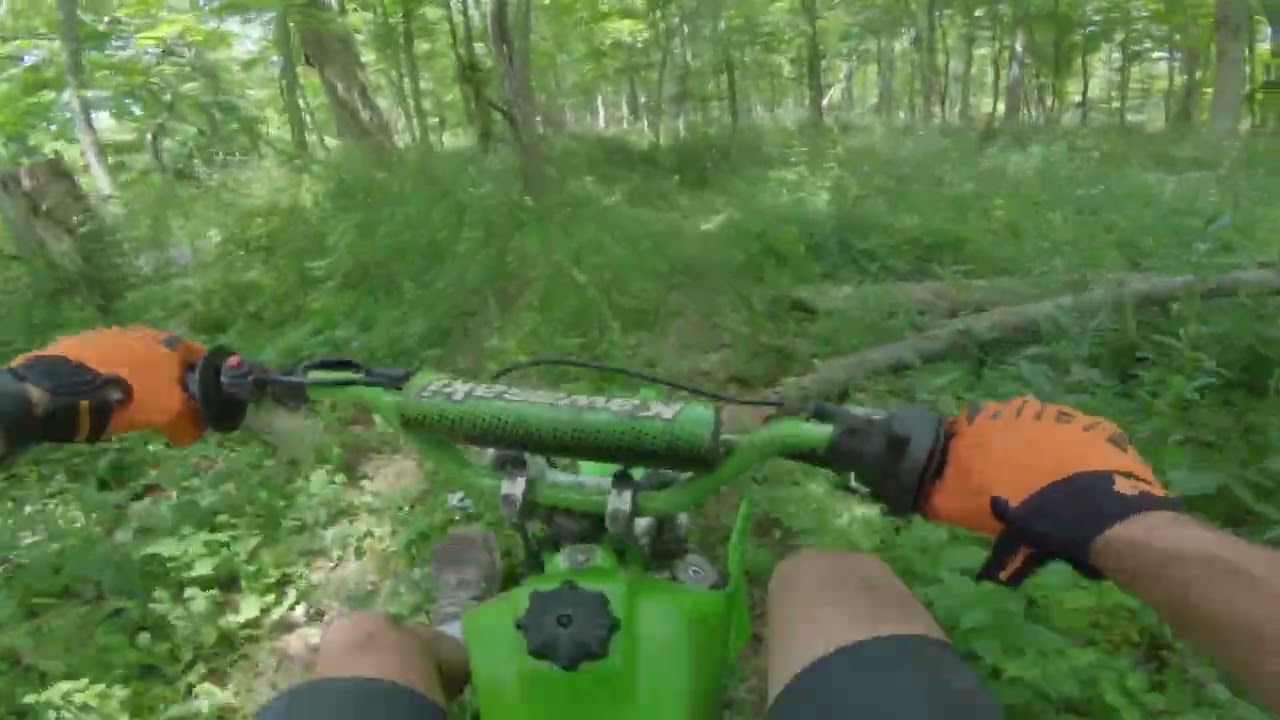 Kawasaki Kx 60 - Ripping the forest￼