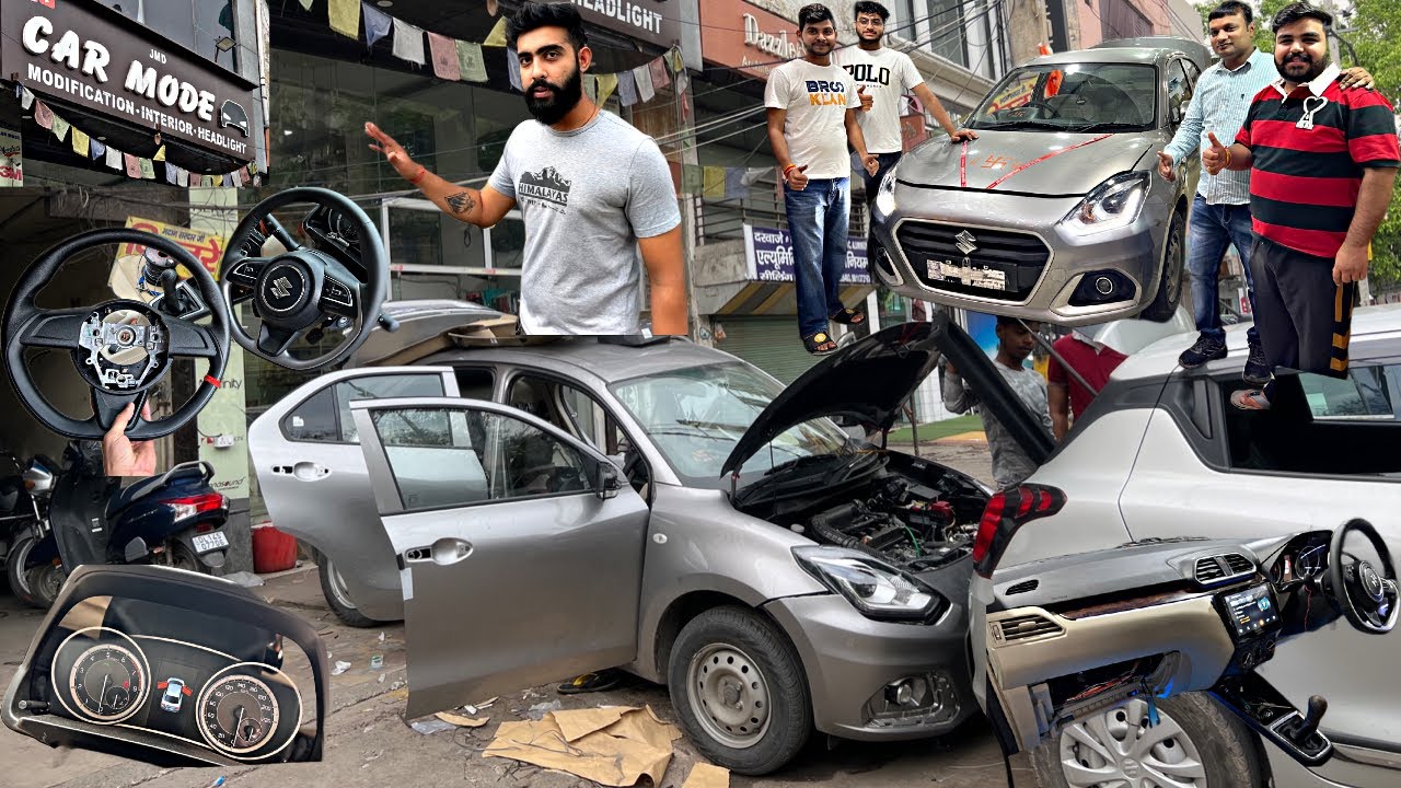 2023 Maruti Dzire Modification | Base To Top Conversion | Maruti OEM Accesories | Plug & Play Work