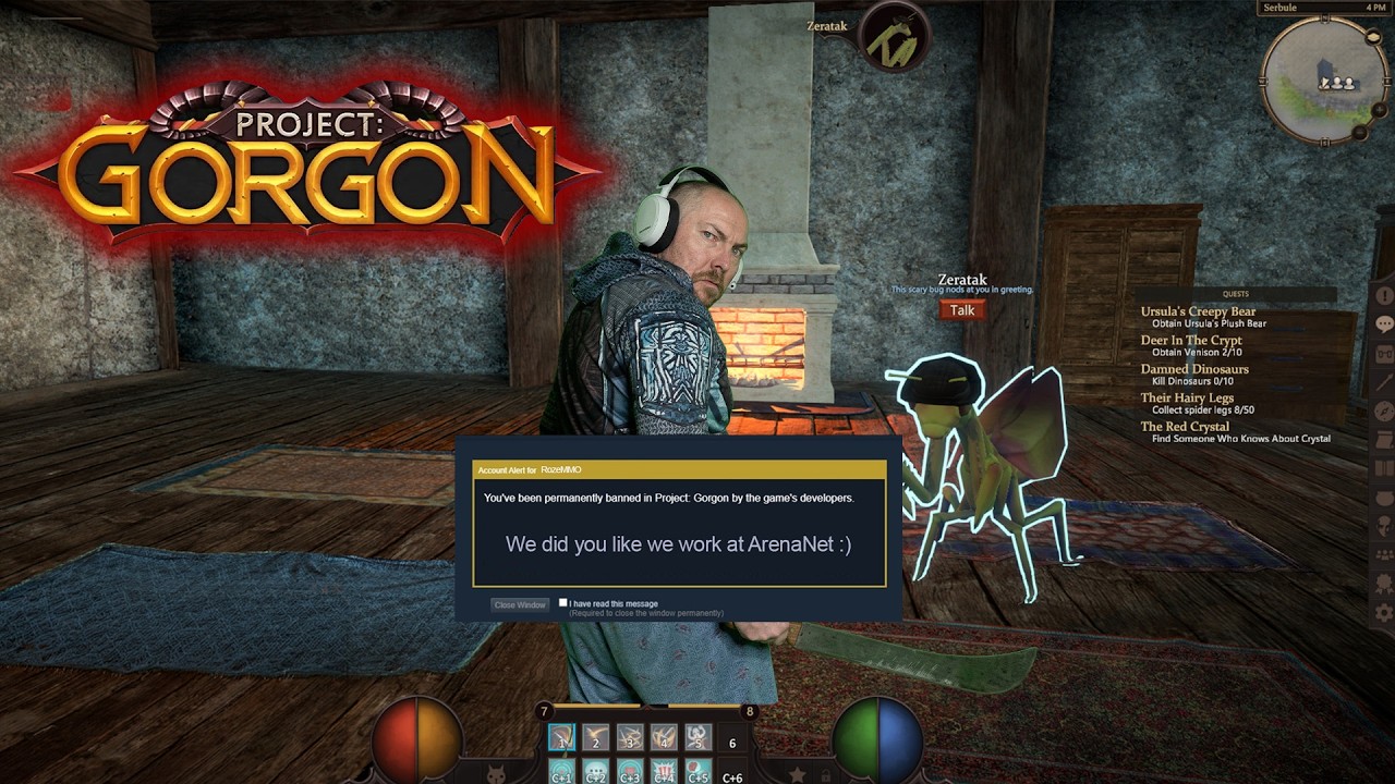 Trying to not get Banned in Project: Gorgon