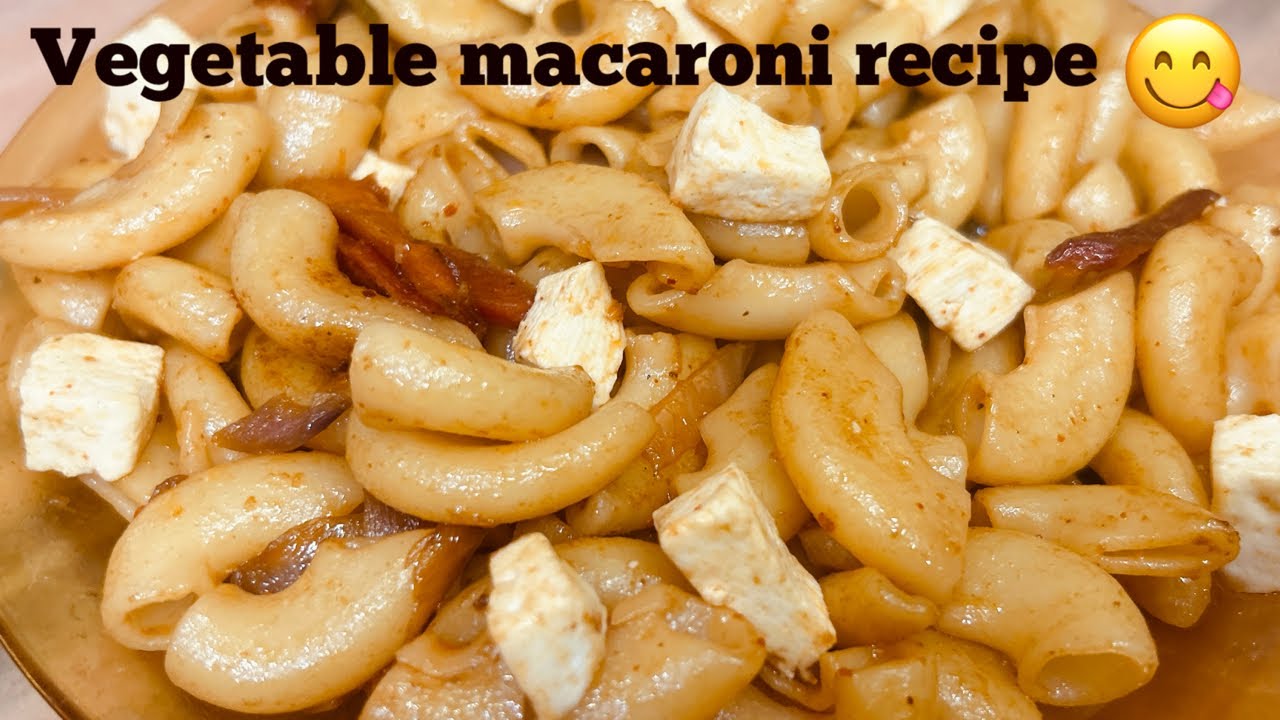 Vegetable macaroni recipe ll SK food and Vlog ll  Surjit kaur  ￼￼￼￼