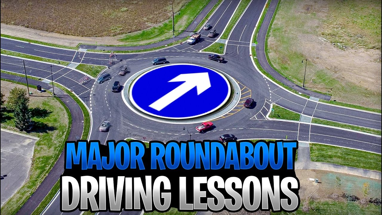Learn going straight ahead in Major Roundabout |  Major Roundabout Lesson