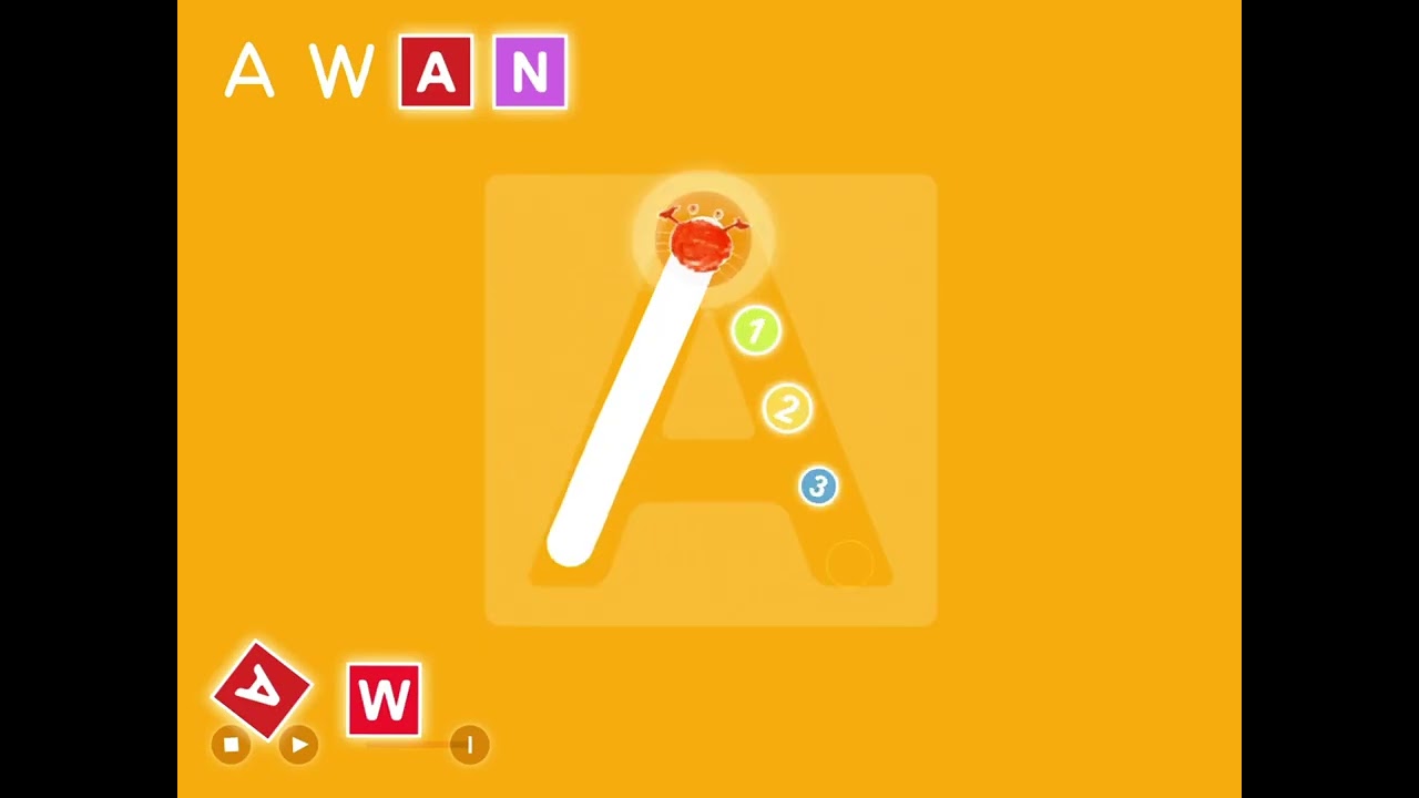 Iwritewords Writing Words in Uppercase Letters (Indonesian Version/Versi Bahasa Indonesia, HD4K)