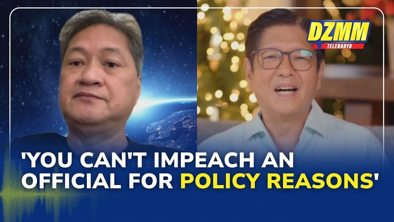 Impeachment talks vs Marcos unlikely to proceed: constitutionalist | Tandem ng Bayan (12 Jan 2026)