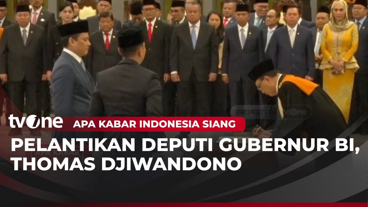 Thomas Djiwandono Resmi Dilantik Menjadi Deputi Gubernur BI | AKIS