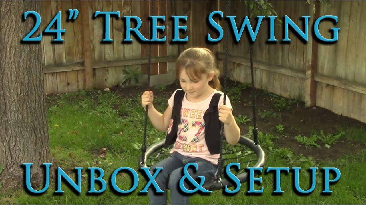 Best tree swing setup and review (with my little helper)