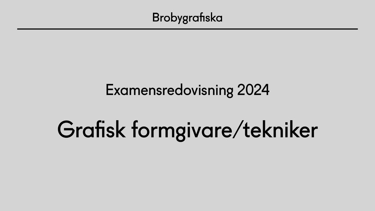 Examensredovisning 2024