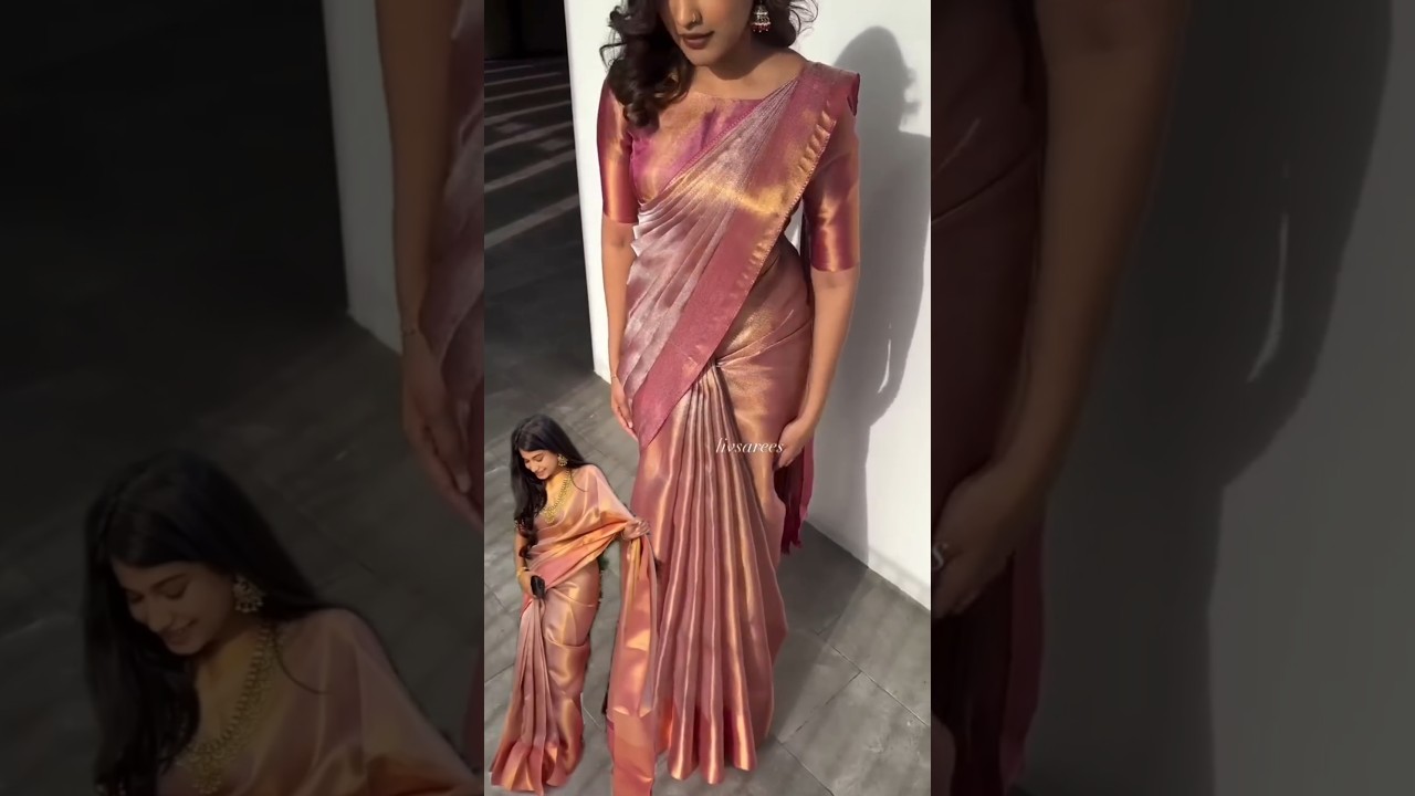 Jyothika inspired tissue silk saree @699 only BOOKING 7449198859 