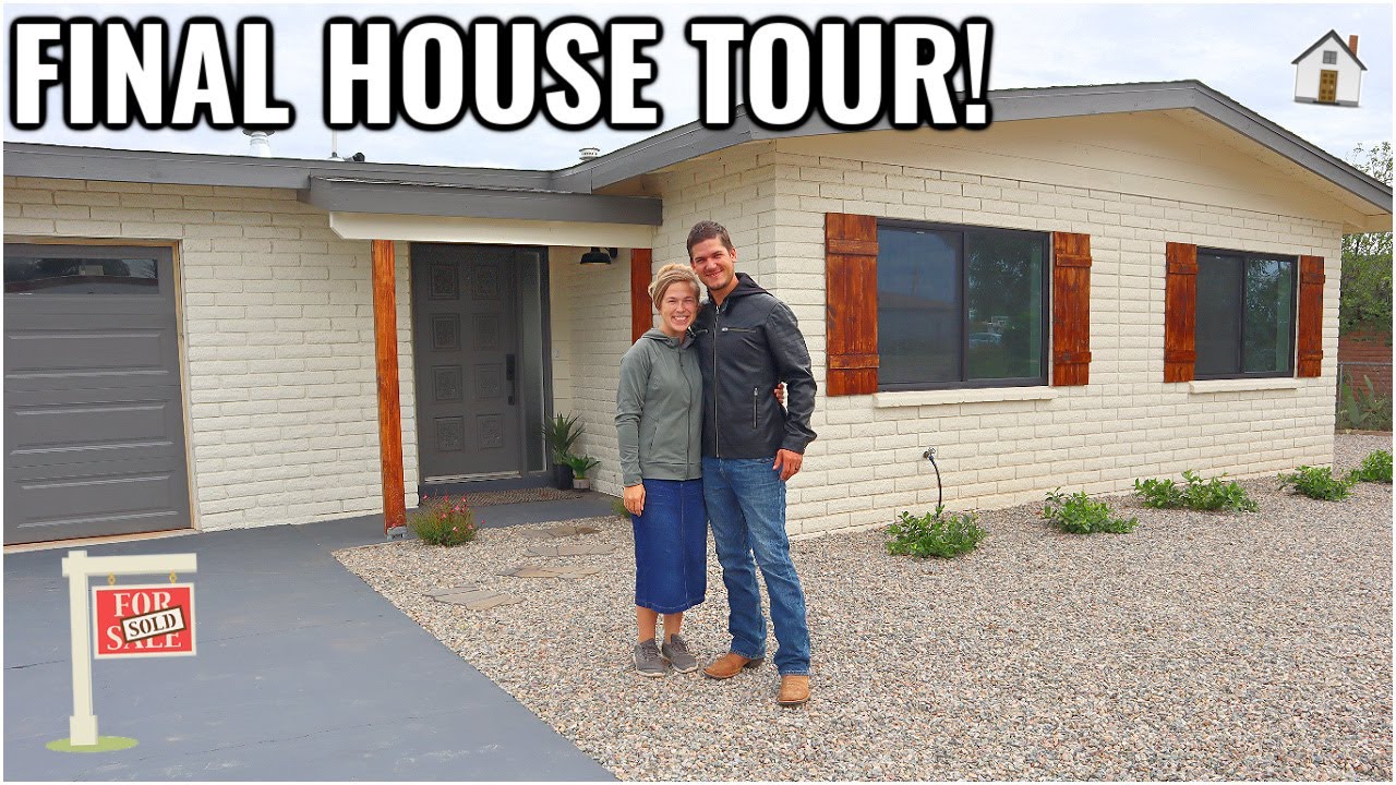 *FINAL* RENOVATION HOUSE TOUR!!🏠 ANSWERING YOUR QUESTIONS | HOUSE TO HOME Little Brick House Ep 20