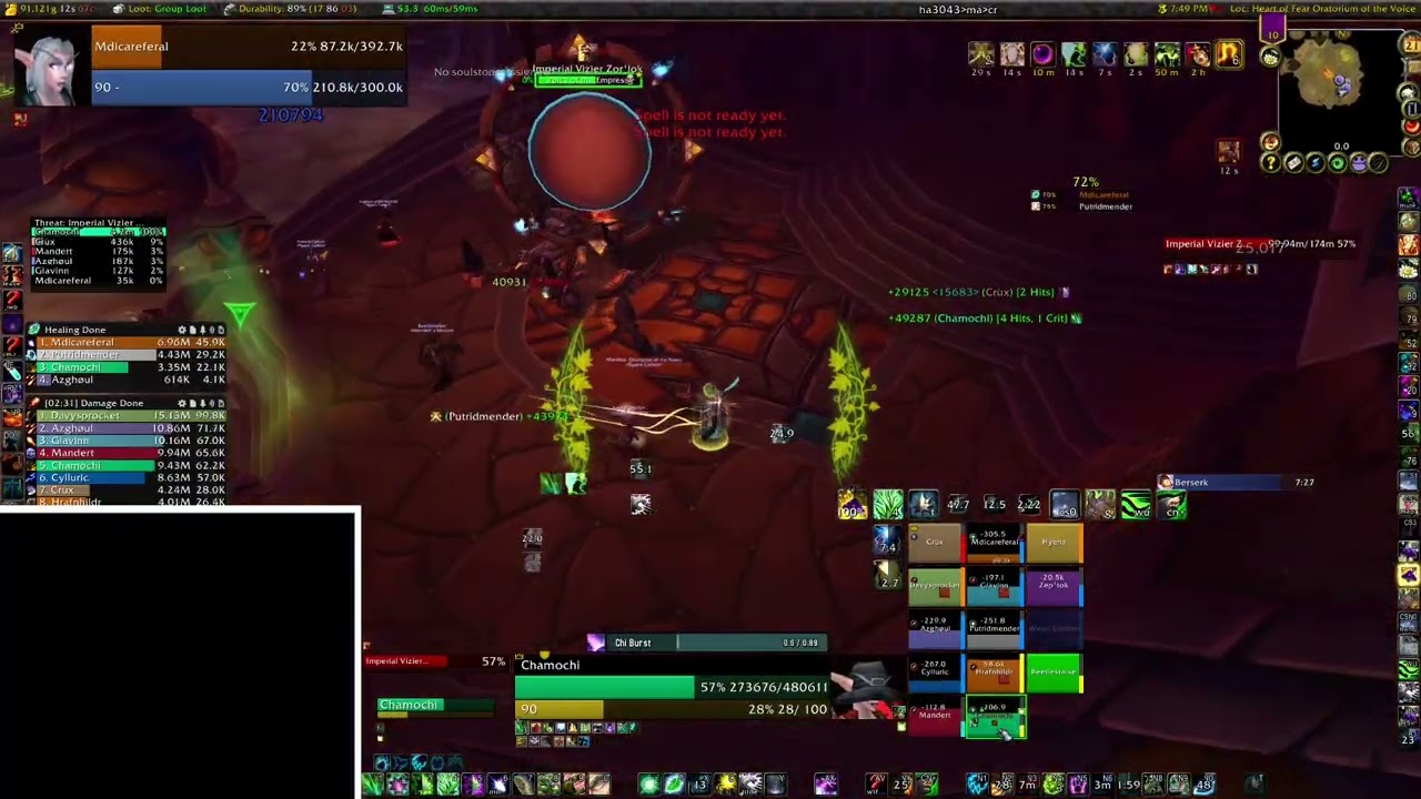 wowc hof zorlok 10n r druid 20250821