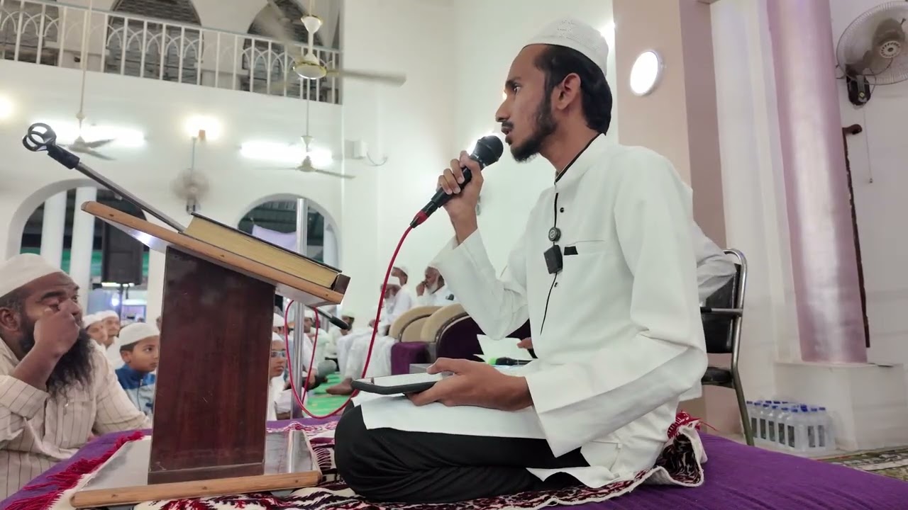 Naath by Mohamed Uvais In Makka Masjid, Gudiyattam 