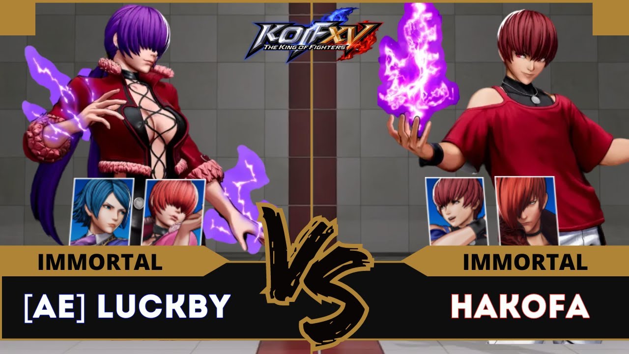 KOFXV🕹️A.E LUCKBY (O.Shermie/Shermie/Elisabeth) vs HAKOFA (Chris/O.Chris/Iori)🕹️Replay Match - 06/24