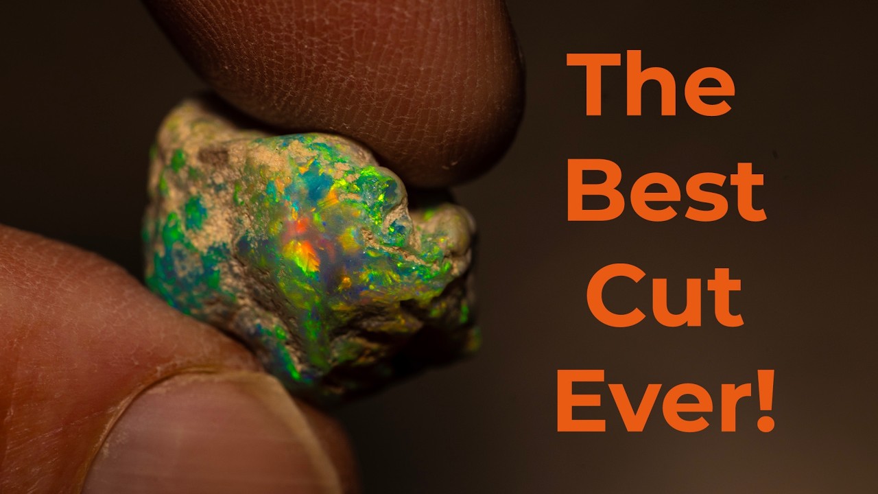Best Crystal Opal I’ve Cut in 2 Years - A Perfect Gem!