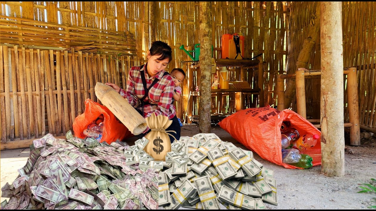 Girl surprised to find 1.2 million dollars in an abandoned house.