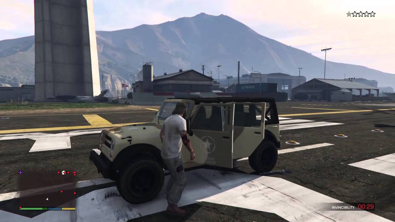 GTA V PS4 Invincibility cheat code Gameplay
