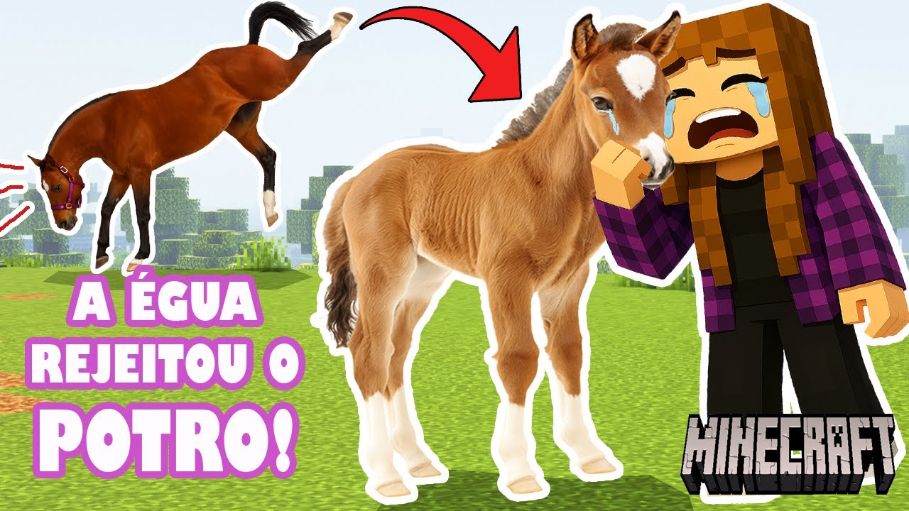 ADOTEI ESSE POTRO PORQUE A &Eacute;GUA O ABANDONOU! fazenda ep 91 minecraft  ​