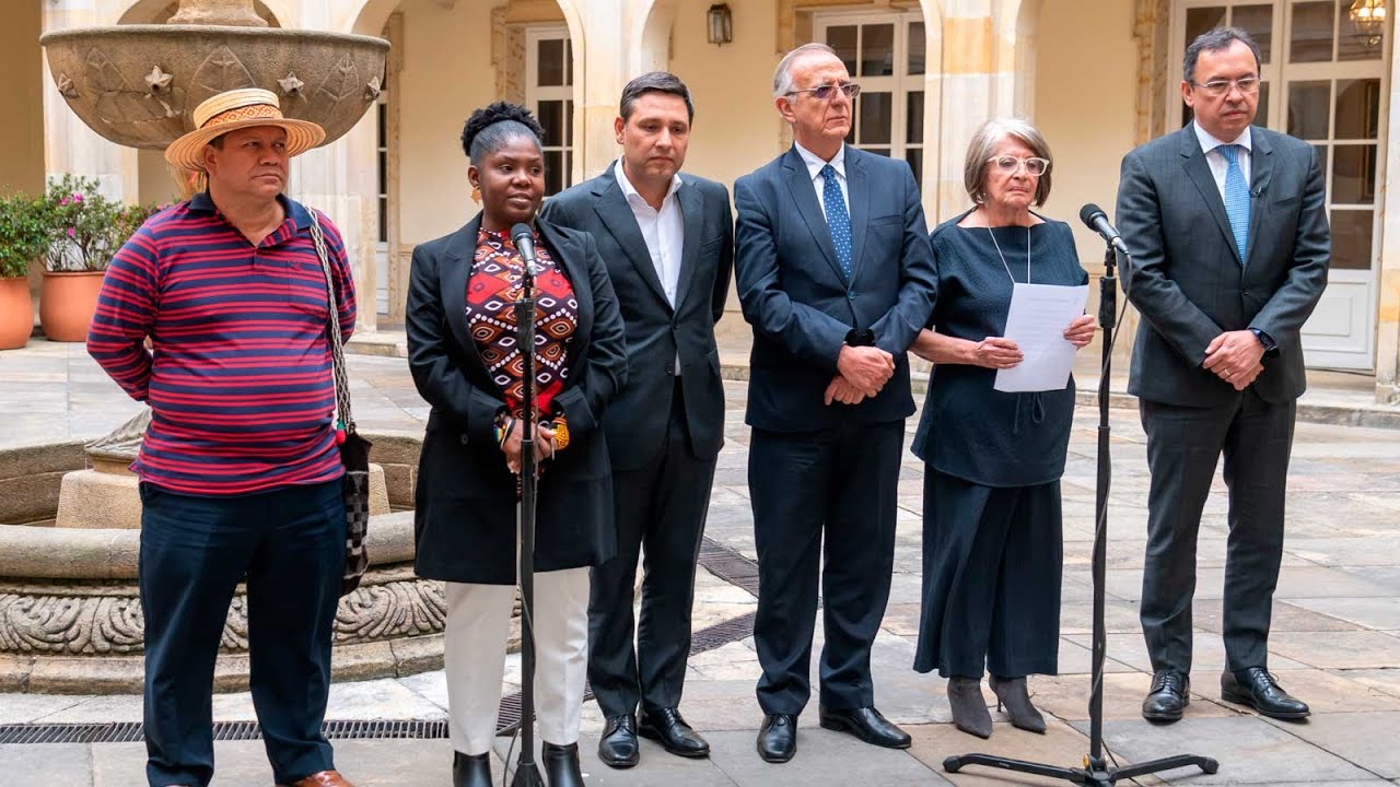 Rueda de prensa de miembros del Gobierno Nacional sobre invasión de predios - 30 de agosto de 2022