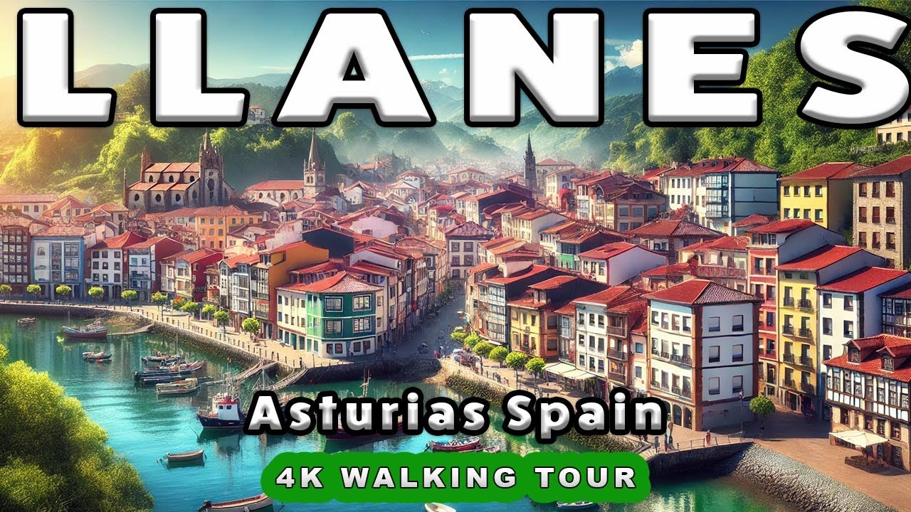 Llanes, Asturias Spain Walking Tour 4K UHD | Scenic Coastal Walk 🌊🇪🇸