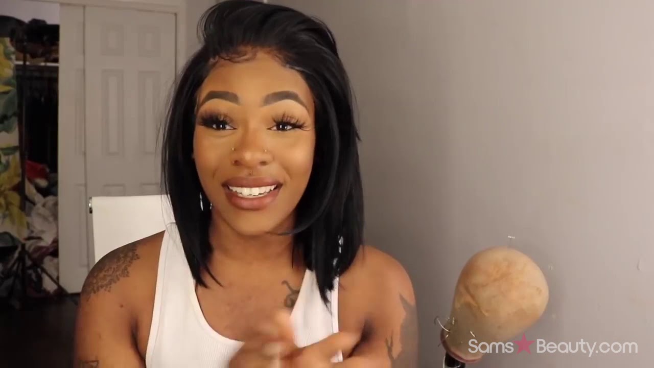 BABY HAIRZ ON FLEEK| ASYMMETRIC BOB| WHAT LACE?| SWISS LACE| 💕  Samsbeauty.com