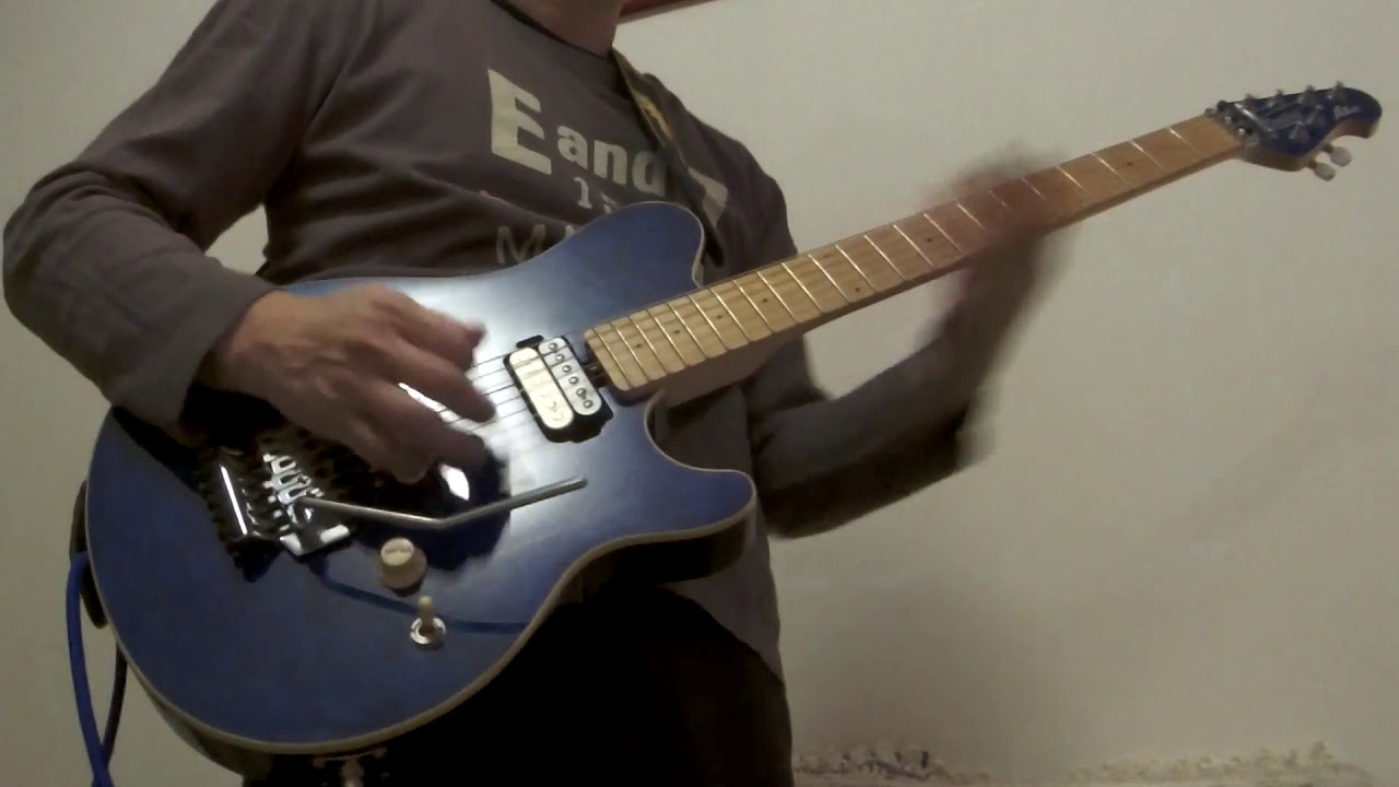 Sterling by Musicman AXIS AX40 Blue Electric Guitar Sound Check & Demo