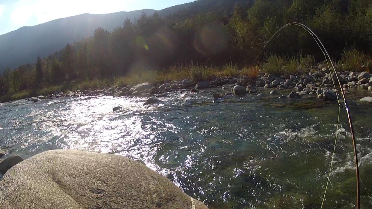 Pesca a mosca sommersa nel torrente Melezzo - Pesca a mosca - wet fly fishing videos