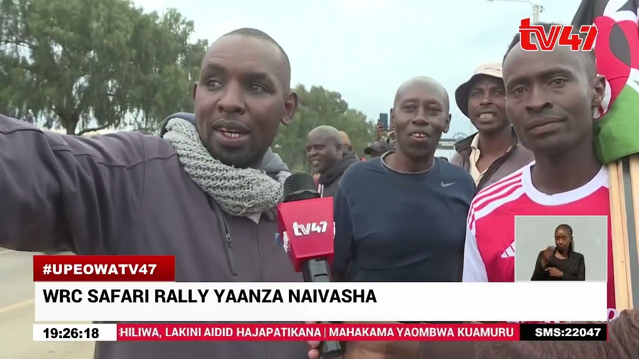 Maelfu wa Mashabiki wajitokeza Naivasha huku mbio za WRC Safri Rally zikianza rasmi Naivasha