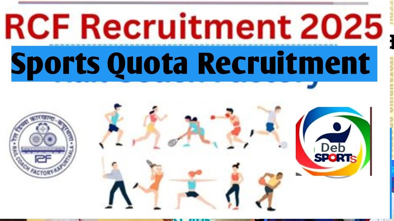 Sports Quota Recruitment in Indian Railways Wheel Factory Bangalore/ 2025 Bangalore Railway Wheel Fa
