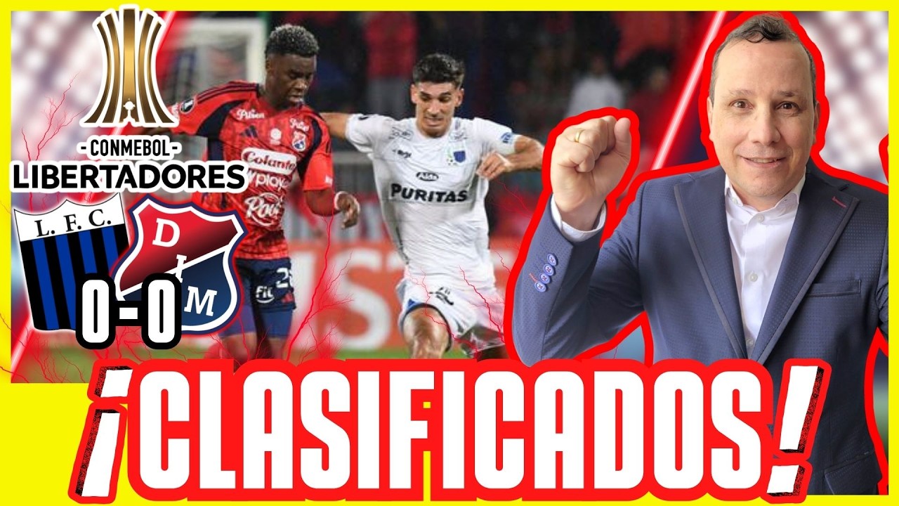 ⚽EL DIM AVANZA EN LIBERTADORES ​🟥🟦​ MEDELLÍN (0)🆚(0) LIVERPOOL ⬛🟦​​​​ COPA LIBERTADORES 2026