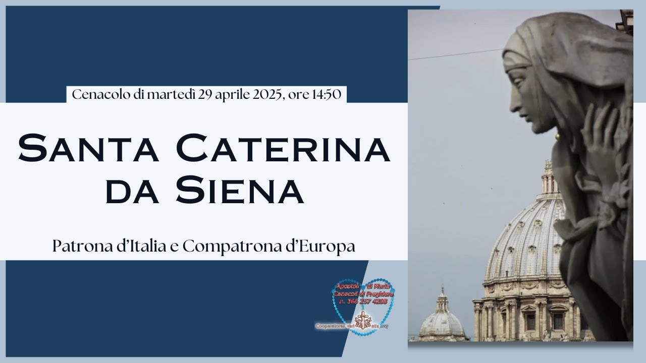 🙏 Santa Caterina da Siena, Patrona d'Italia e Compatrona d'Europa