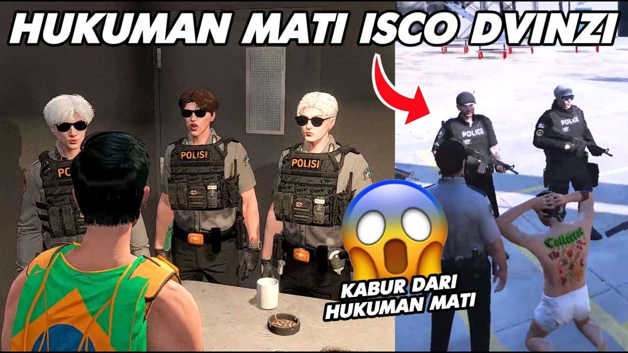 HUKUMAN MATI ISCO DVINZI !! KABUR DARI HUKUMAN MATI ?? - GTA 5 ROLEPLAY