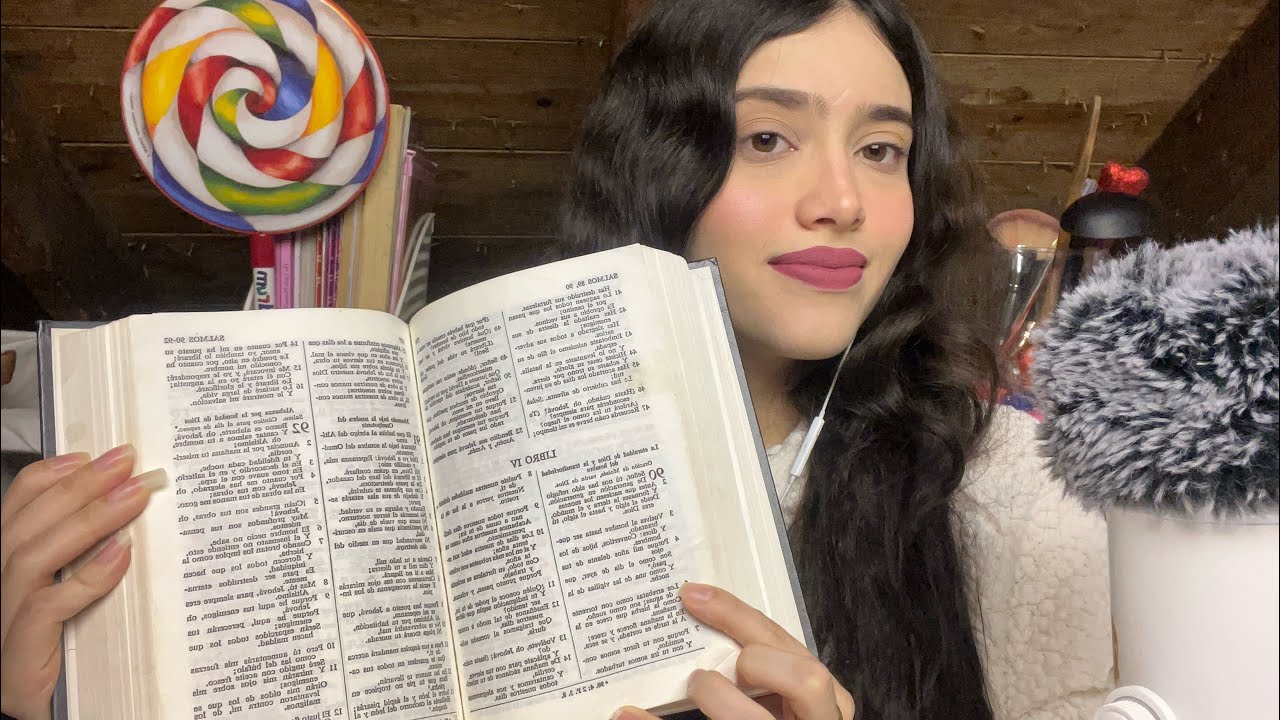 ASMR - LEYENDO LA BIBLIA / LECTURA ANTES DE DORMIR