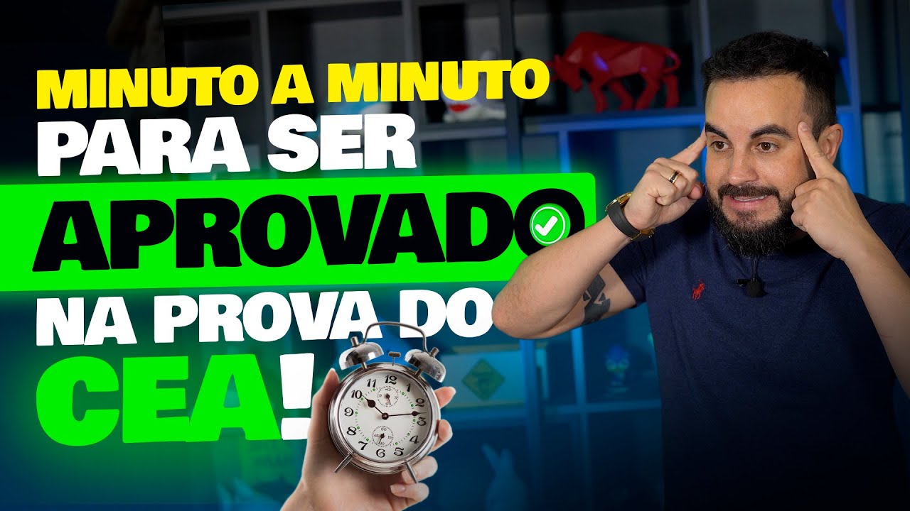 O PASSO A PASSO DA SUA APROVAÇÃO NO CEA! 😶✅