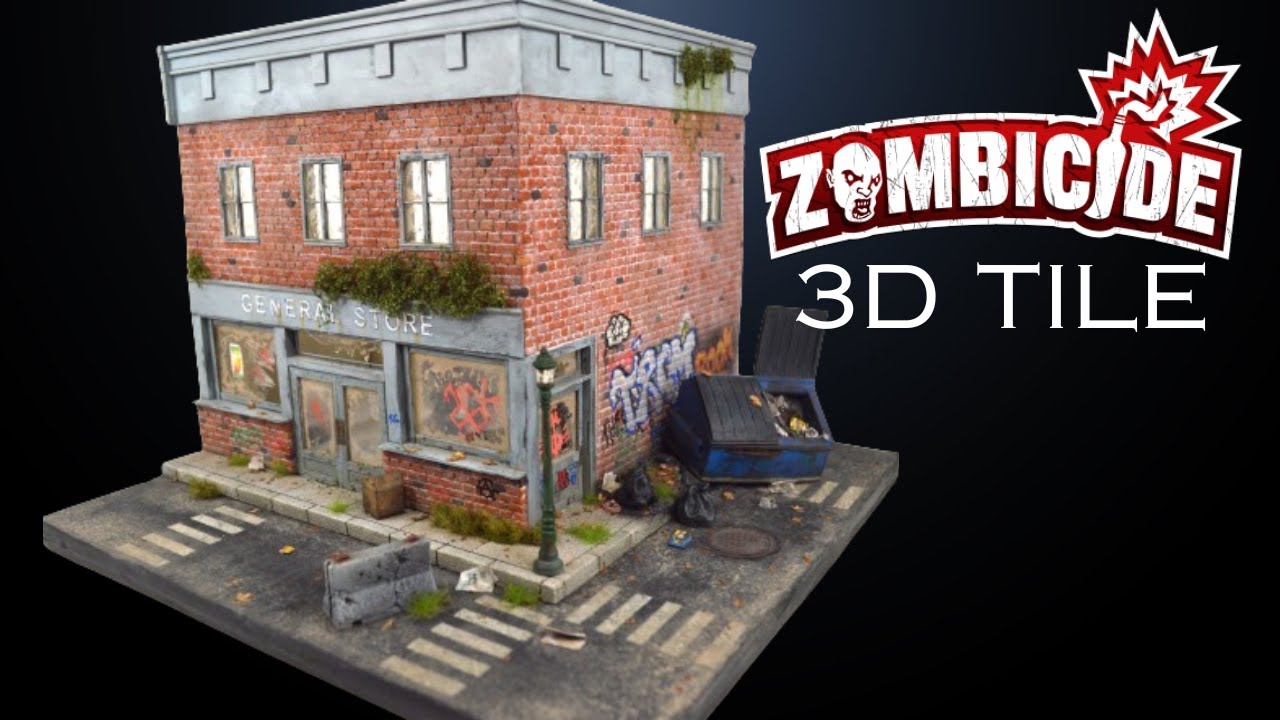 Zombicide Build Part 3.a: Corner Shop Tile Structure