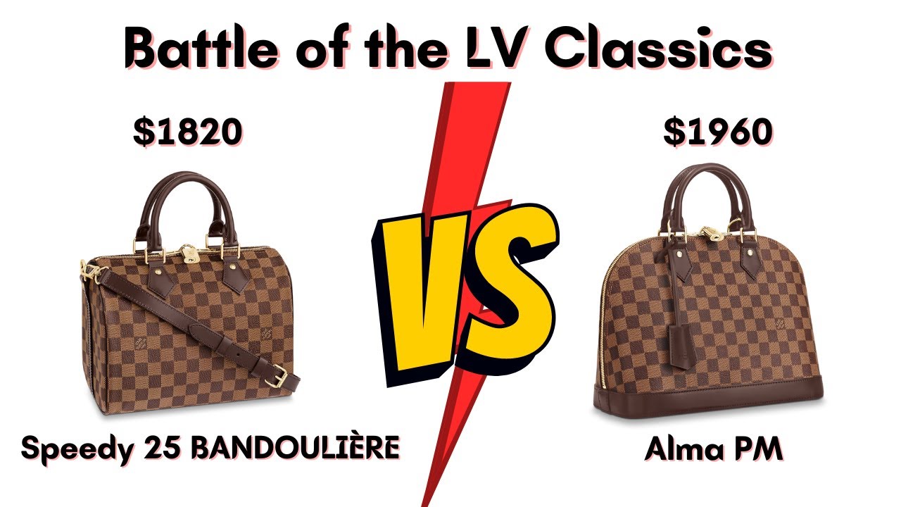 СРАВНИТЕЛЬНЫЙ ОБЗОР LOUIS VUITTON SPEEDYB 25 И ALMA PM