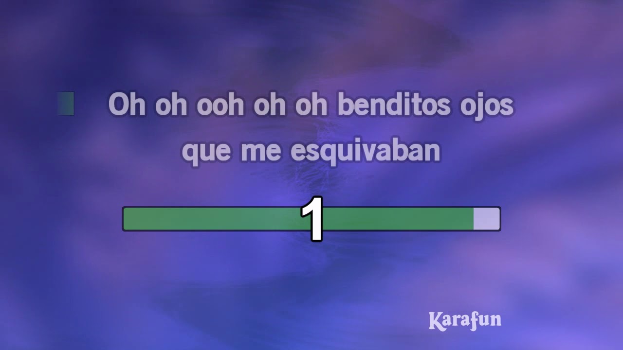 Karaoke Bendita tu luz - Maná *