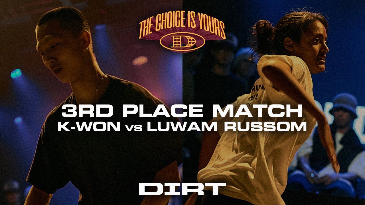 K-WON vs LUWAM RUSSOM :: 3RD PLACE MATCH :: THE CHOICE IS YOURS HIPHOP 1:1 BATTLE 2023