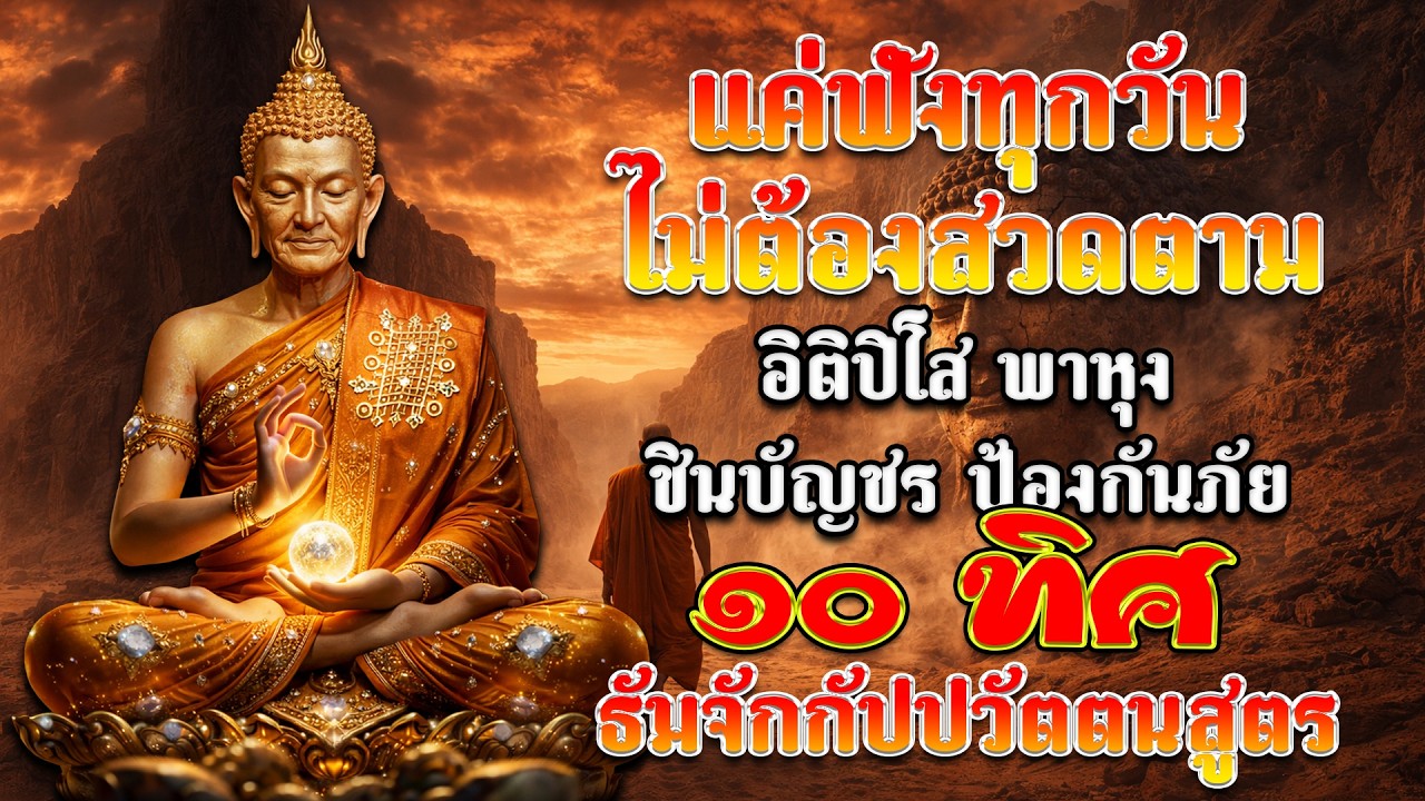 อิติปิโส 9 จบ บทสวดมนต์ที่ดีที่สุดฟังทุกวันสะสมบุญทุกวัน หรือสวดเป็นประจำ รุ่งเรือง ร่ำรวย แคล้วคลาด