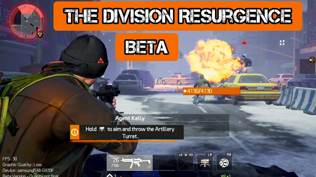 The Division Resurgence BETA GAMEPLAY First Mission (DualShock 4) 1080p 30fps