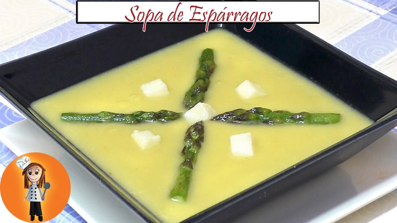 Sopa de Espárragos | Receta de Cocina en Familia