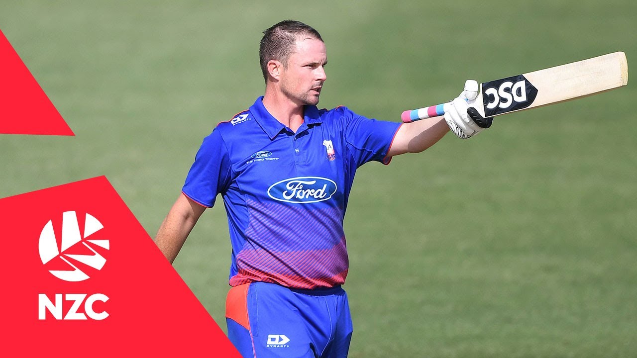 Colin Munro 104 off 60 balls | HIGHLIGHTS | Ford Trophy Final - Auckland Aces v Otago Volts, 2020