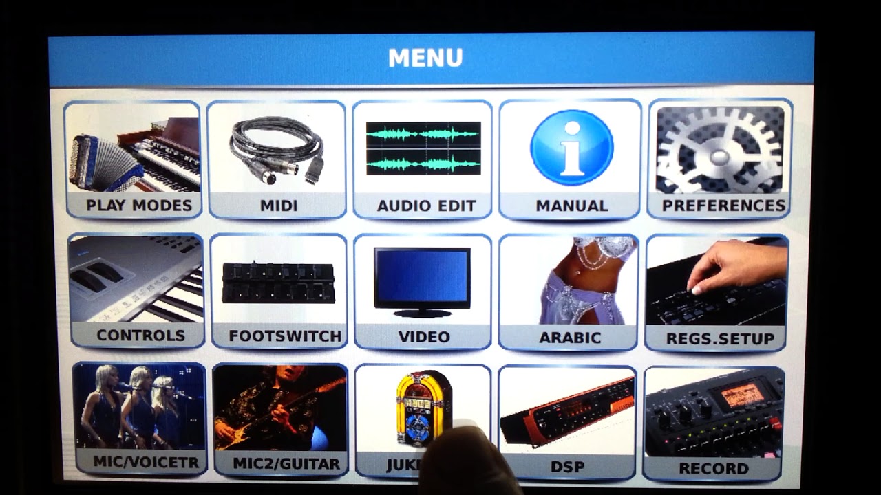 Utilisation du jukebox avec une playlist sur le Ketron SD40, SD80, SD7, SD90, SD60 et SD9