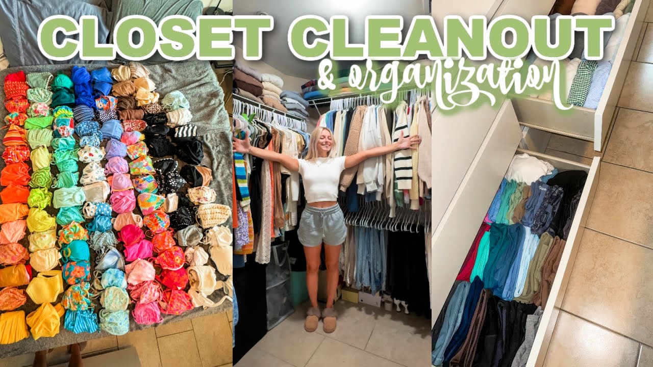 HUGE CLOSET CLEANOUT: apartment organization