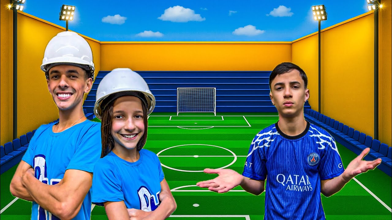 TRANSFORMANDO NOSSO TERRA&Ccedil;O EM UM CAMPO DE FUTEBOL *insano* 
