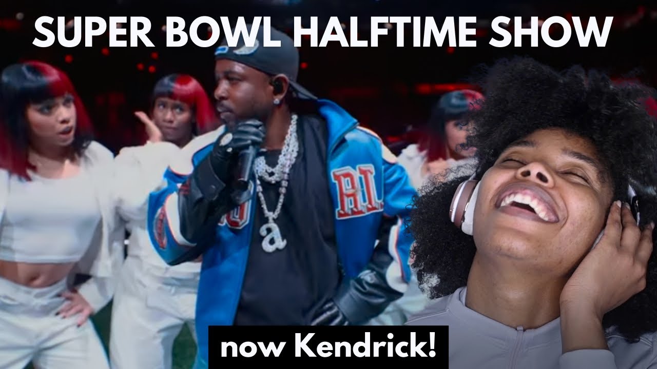 Watch Me React to Kendrick Lamar's HalfTime Performance | Super Bowl LIX | ayojess