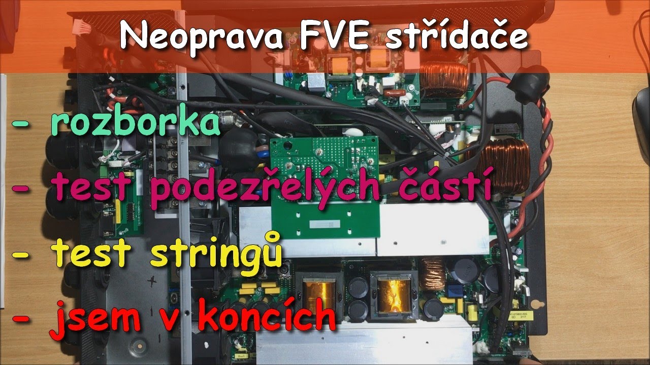 Neoprava FVE střídače ISolar SMW 8kW