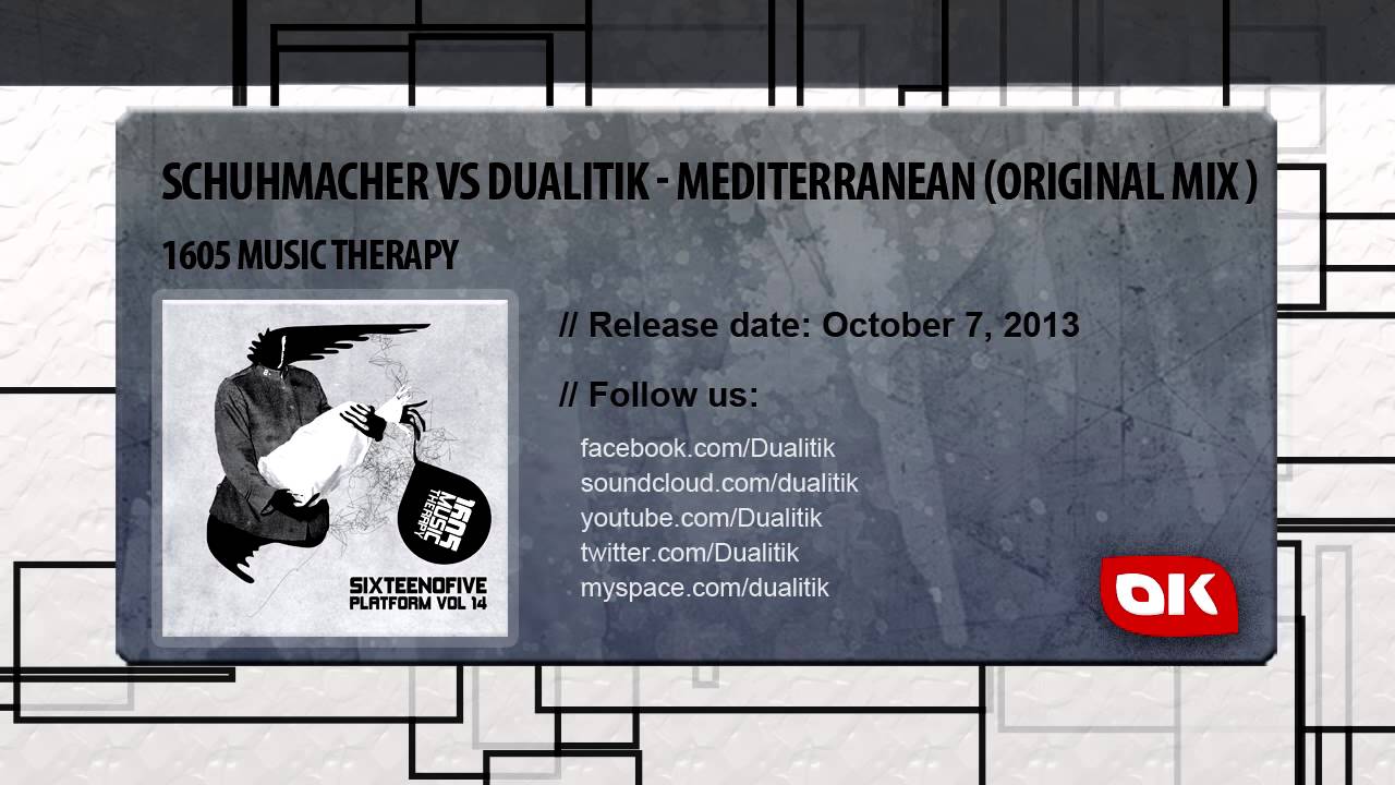 Schuhmacher vs Dualitik - Mediterranean (Original Mix) [1605]