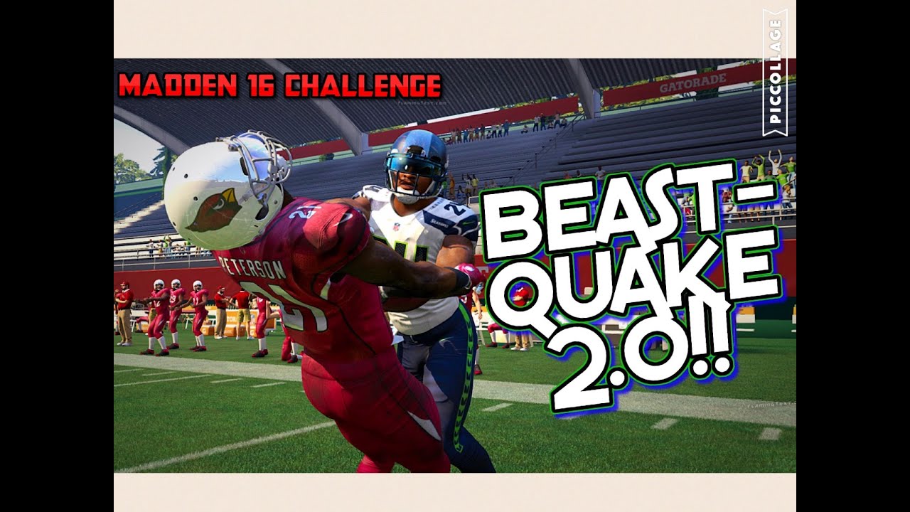 CAN I RECREATE MARSHAWN LYNCH'S BEAST QUAKE 2.0?? Madden 16 Challenge