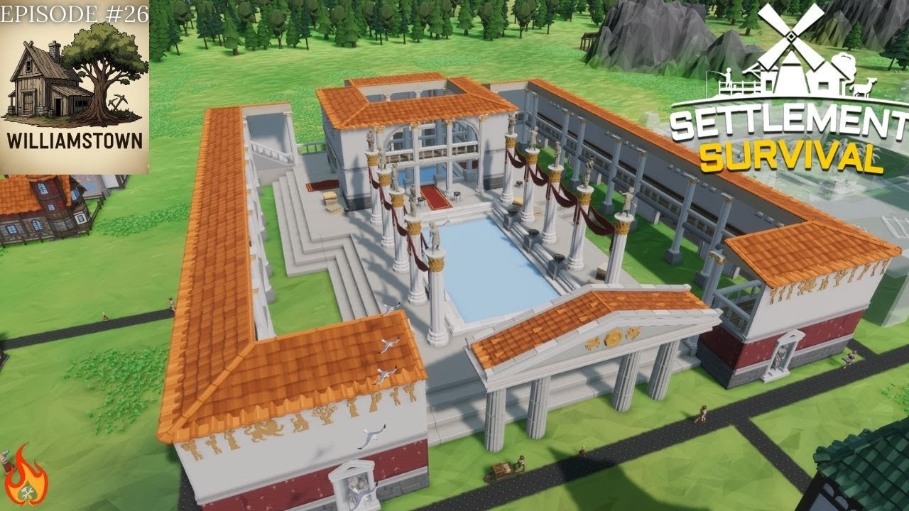 Settlement Survival: A New Era of Cleanliness! (Bathhouse is Complete!)