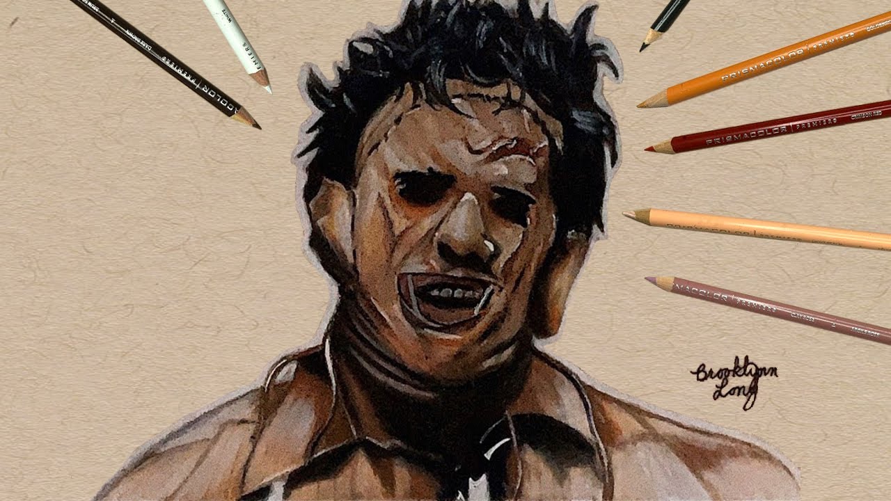 Drawing Leatherface (TIME LAPSE)