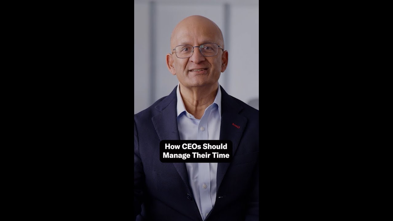 How CEOs Should Manage Their Time